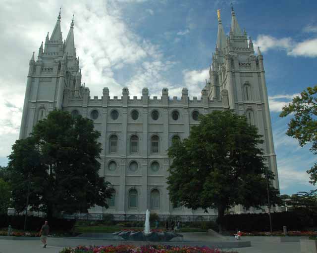 side view of the temple